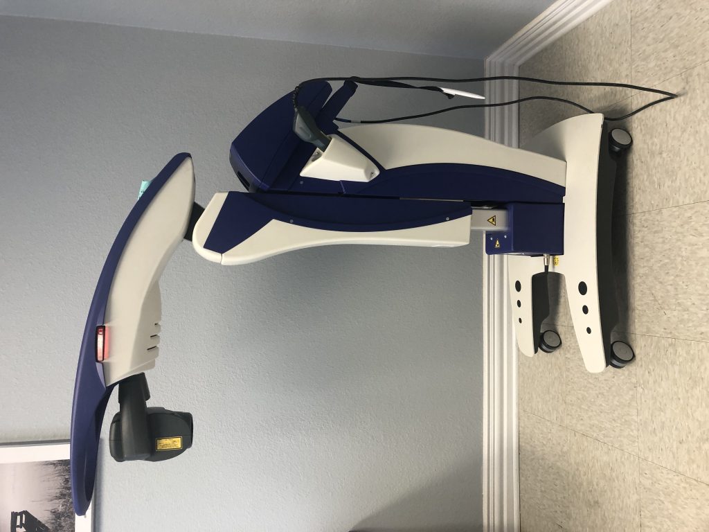 MLS Laser Therapy equipment used at CRPS and Neuropathic Pain Center of America in Hurst, Texas